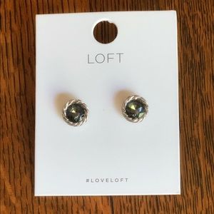 Rope Crystal Stud Earrings